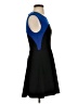Aqua Color Block Black Cocktail Dress Size S - photo 4
