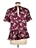 Cinq à Sept 100% Silk Burgundy Blouse Size M - photo 2