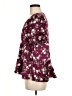 Cinq à Sept 100% Silk Burgundy Blouse Size M - photo 5