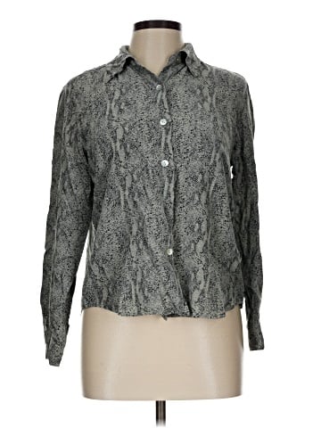 Spenser Jeremy Long Sleeve Silk Top (view 1)
