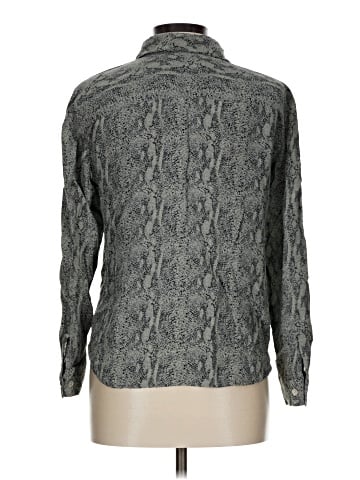 Spenser Jeremy Long Sleeve Silk Top (view 2)