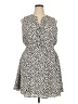 Apt. 9 100% Polyester Animal Print Ivory Casual Dress Size XXL Petite - photo 1