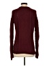 Theory 100% Wool Burgundy Long Sleeve Top Size 00 - 0 - photo 2