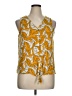 Nine West Yellow Sleeveless Blouse Size XL - photo 1