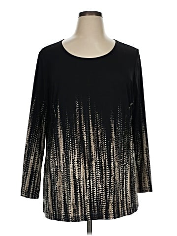Susan Graver 3/4 Sleeve Top (view 1)