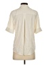 Express Color Block Ivory Short Sleeve Blouse Size S - photo 2