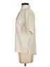Express Color Block Ivory Short Sleeve Blouse Size S - photo 5