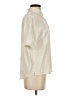 Express Color Block Ivory Short Sleeve Blouse Size S - photo 4