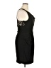 Piko Solid Black Cocktail Dress Size 14 - photo 4