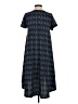 Lularoe Chevron-herringbone Blue Casual Dress Size S - photo 2