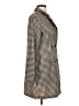 Shein 100% Polyester Houndstooth Ivory Coat Size 4 - photo 4