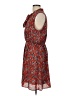 Collective Concepts 100% Polyester Paisley Red Casual Dress Size L - photo 5