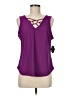 AUW Purple Sleeveless Blouse Size M - photo 1