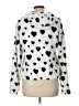 Angel Cult 100% Polyester Hearts White Cardigan Size L - photo 2