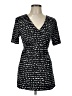 Notations Black Short Sleeve Top Size L - photo 1