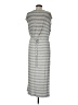 Old Navy Stripes Gray Casual Dress Size M - photo 2