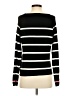 Elliott Lauren 100% Cotton Stripes Black Pullover Sweater Size S - photo 2