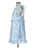 Lily Maes 100% Polyester Blue Cocktail Dress Size L - photo 5