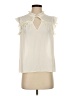 J.Crew 100% Polyester Ivory Sleeveless T-Shirt Size XS - photo 1