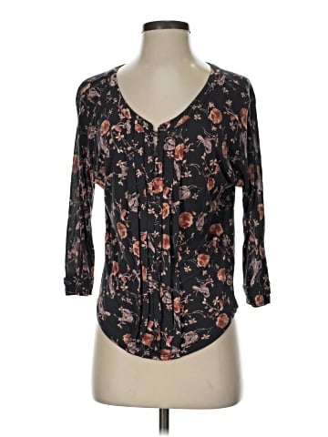 LC Lauren Conrad 3/4 Sleeve Blouse (view 1)