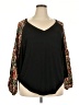 Aceshin Black 3/4 Sleeve Top Size XXL - photo 1