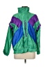Assorted Brands 100% Nylon Color Block Green Windbreaker Size M - photo 1