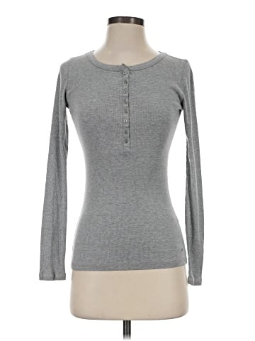 Active USA Long Sleeve Henley (view 1)