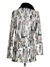 Michael Tyler Print Silver Raincoat Size S - photo 2