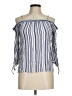 Be Cool 100% Rayon Blue Sleeveless Blouse Size M - photo 1