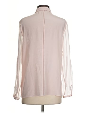 Elie Tahari Long Sleeve Silk Top (view 2)