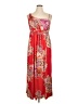 En Focus Studio 100% Polyester Paisley Red Casual Dress Size 14 - photo 1