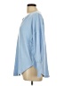 Ann Taylor LOFT Blue Long Sleeve Top Size L - photo 5