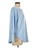 Ann Taylor LOFT Blue Long Sleeve Top Size L - photo 4