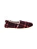 TOMS Plaid Burgundy Flats Size 7 1/2 (wide) - photo 1