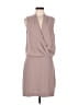 Babaton 100% Polyester Solid Gray Tan Casual Dress Size 10 - photo 1