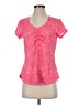 Pebble Beach Pink Short Sleeve Top Size S - photo 1