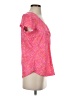 Pebble Beach Pink Short Sleeve Top Size S - photo 4