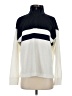 Faherty Color Block White Turtleneck Sweater Size S - photo 1