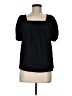 Madewell 100% Polyester Black Short Sleeve Blouse Size M - photo 1