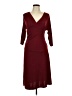 Assorted Brands 100% Polyester Burgundy Cocktail Dress Size L - photo 1