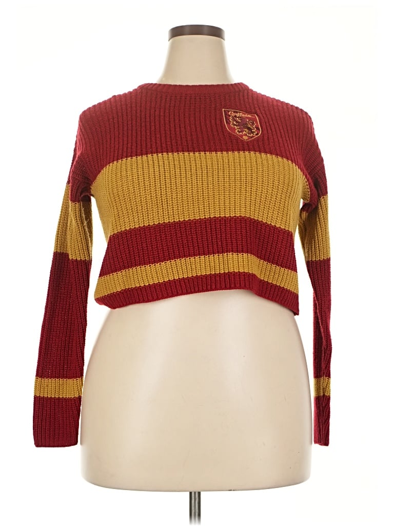 Pre-owned Harry Potter Pullover Sweater In Burgundy