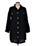 Very J 100% Cotton Black 3/4 Sleeve Button-Down Shirt Size M - photo 1