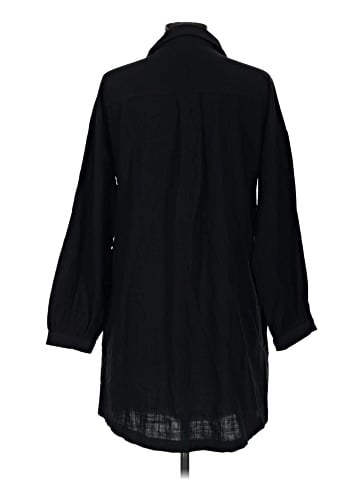Very J 3/4 Sleeve Button-Down Shirt (view 2)