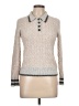 Central Park West Tweed Ivory Pullover Sweater Size L - photo 1