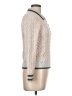 Central Park West Tweed Ivory Pullover Sweater Size L - photo 4