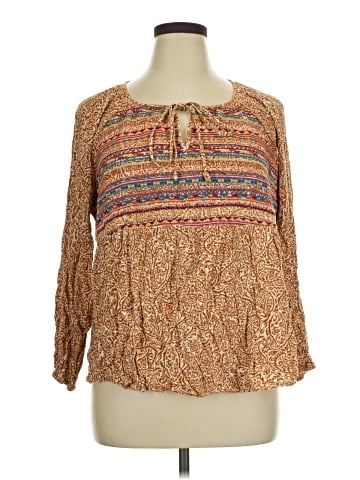 Savanna Jane 3/4 Sleeve Blouse (view 1)