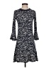 MICHAEL Michael Kors Animal Print Blue Casual Dress Size XS - photo 1