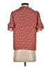 Max Studio 100% Polyester Red Short Sleeve Blouse Size S - photo 2