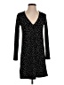 MNG Polka Dots Black Casual Dress Size 2 - photo 1