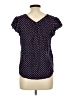 Fun2Fun Polka Dots Blue Short Sleeve Blouse Size L - photo 2